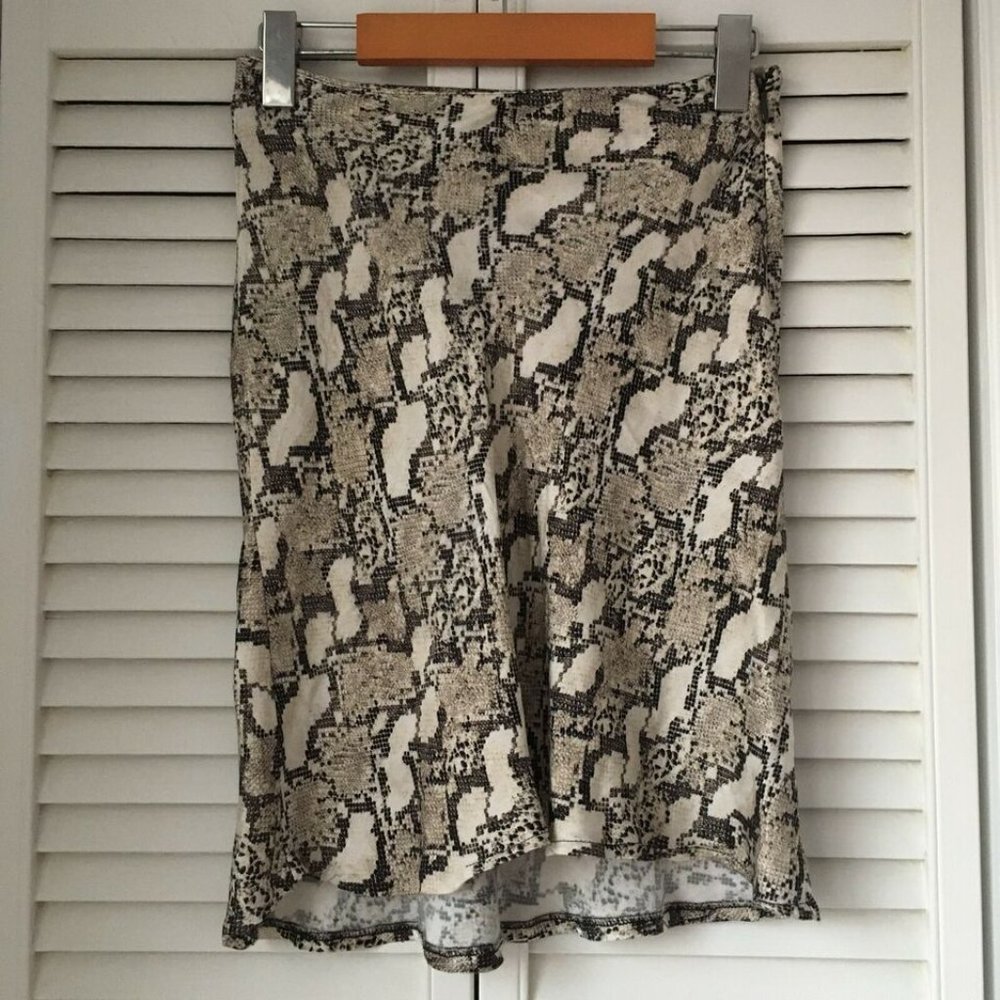 Snakeskin Pattern Mini Skirt H&M - Picture 3 of 4